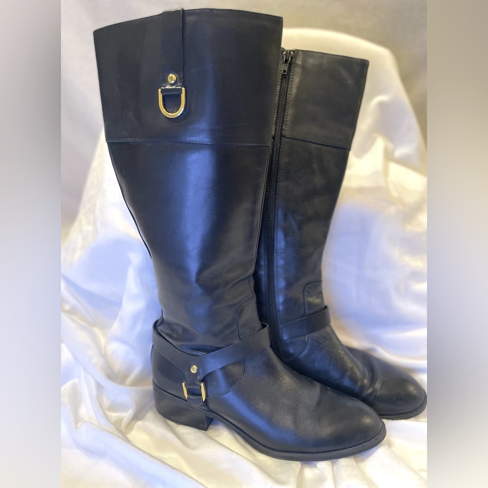 Leather Ralph Lauren Riding Boots